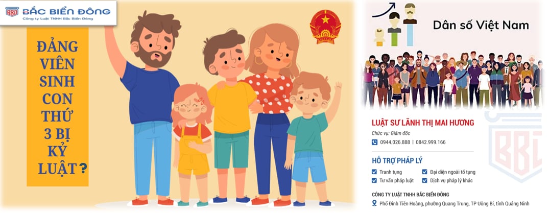 Đảng viên sinh con thứ ba có bị kỷ luật không?