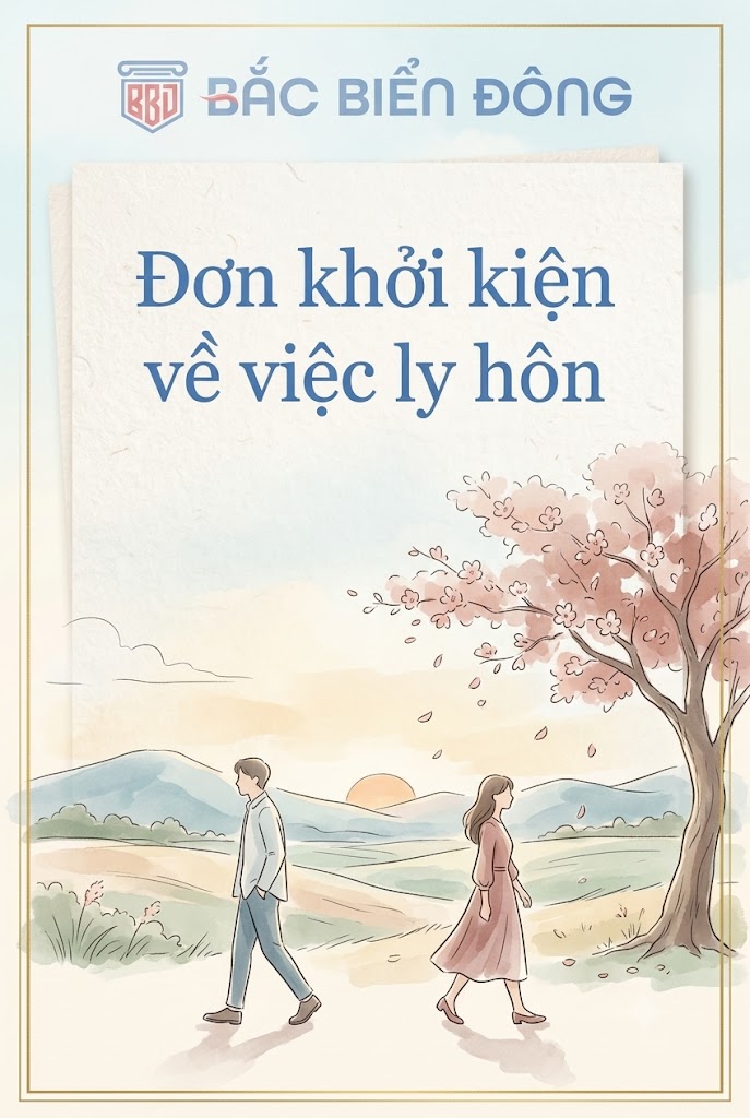Đơn khởi kiện về việc ly hôn